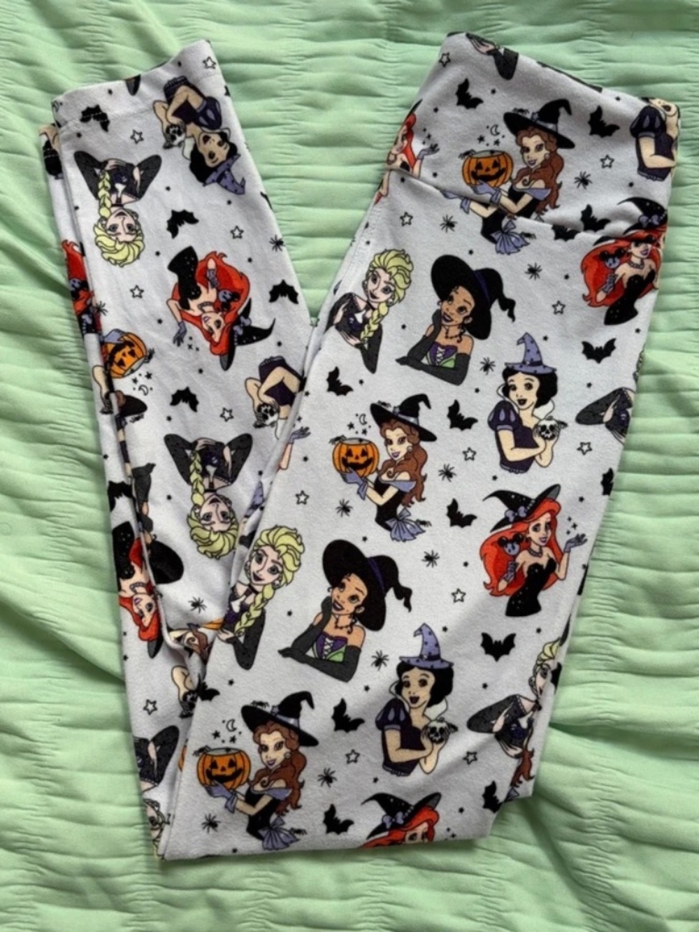 Charlie's Project Kids Disney Princess Witch Leggings Size Youth Large